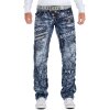 Kosmo Lupo Herren Jeans KM051 Blau W30/L32