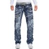 Kosmo Lupo Herren Jeans KM051 Blau W33/L32