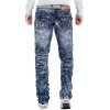 Kosmo Lupo Regular Fit Jeans Stonewashed  KM051 Blue W36/L34