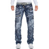 Kosmo Lupo Herren Jeans KM051 Blau W40/L34