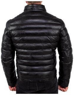 Reichstadt Regular Fit Jacke Herren Echtleder 19RS016 Black L