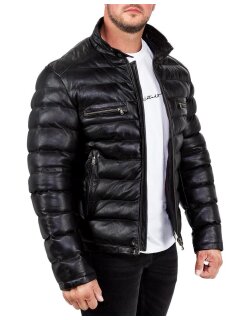 Reichstadt Regular Fit Jacke Herren Echtleder 19RS016 Black L