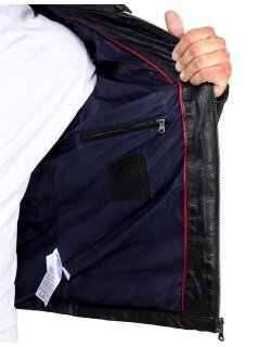 Reichstadt Regular Fit Jacke Herren Echtleder 19RS016 Black XL