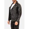 Reichstadt slim fit Echtlederjacke Herren Silver Zipper   - 19RS018