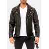Reichstadt slim fit Echtlederjacke Herren Silver Zipper   - 19RS018