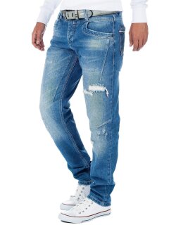Cipo & Baxx Herren Jeans CDB104BANS Blau W33/L34