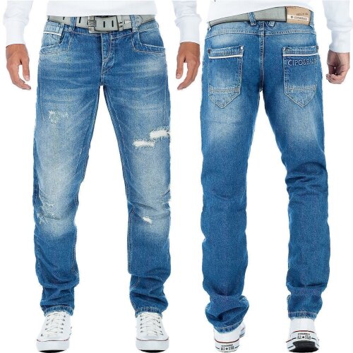 Cipo & Baxx Herren Jeans CDB104BANS Blau W38/L34