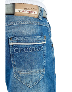 Cipo & Baxx Herren Jeans CDB104BANS Blau W42/L34