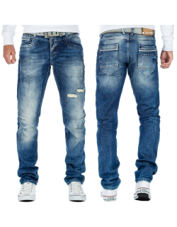Cipo & Baxx Herren Jeans BA-CDC104BANS Blau W33/L32