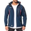 Geographical Norway Regular Fit Softshelljacke Ohne Waschung  Techno Men Navy S