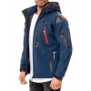 Geographical Norway Regular Fit Softshelljacke Ohne Waschung  Techno Men Navy S