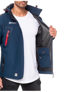 Geographical Norway Regular Fit Softshelljacke Ohne Waschung  Techno Men Navy XXL