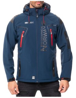 Geographical Norway Regular Fit Softshelljacke Ohne Waschung  Techno Men Navy XXL