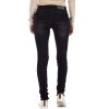Cipo & Baxx Slim Fit Jeans Damen Stonewashed  19CB05 Black W25/L32