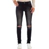 Cipo & Baxx Slim Fit Jeans Damen Stonewashed  19CB05 Black W26/L34