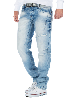 Cipo & Baxx Herren Jeans CDD104BANS Hellblau W29/L32