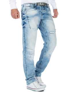 Cipo & Baxx Herren Jeans CDD104BANS Hellblau W34/L32