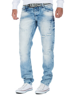 Cipo & Baxx Herren Jeans CDD104BANS Hellblau W32/L34