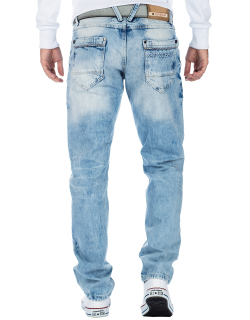 Cipo & Baxx Herren Jeans CDD104BANS Hellblau W34/L34