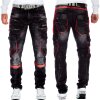 Cipo & Baxx Herren Jeans CD561 Schwarz W31/L32