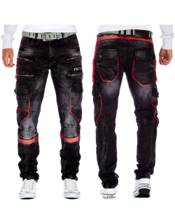 Cipo & Baxx Herren Jeans CD561 Schwarz W36/L34