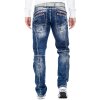 Cipo & Baxx regular fit Jeans Herren Stonewashed CD563 Blue W30/L34