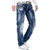 Cipo & Baxx regular fit Jeans Herren Stonewashed CD563 Blue W32/L34