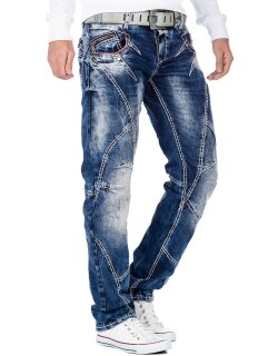 Cipo & Baxx Herren Jeans CD563 Blau W33/L34