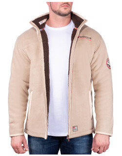 Geographical Norway Herren Fleecejacke Ubolt Camel - Brown S