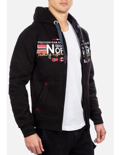 Geographical Norway Herren Sweatjacke Galiator Black S