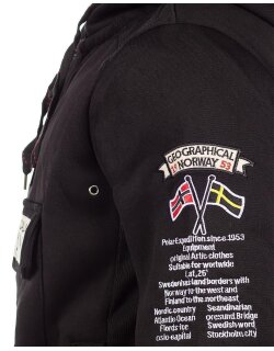Geographical Norway Regular Fit Hoodie Herren Gymclass Men Black S