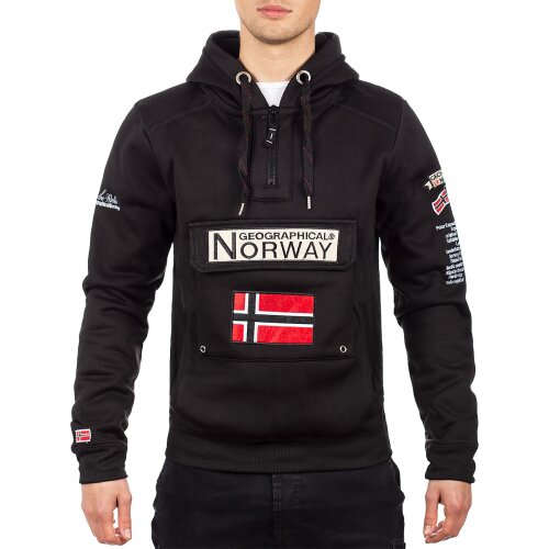 Geographical Norway Herren Pullover Gymclass Black M