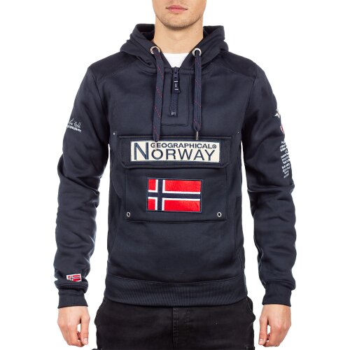 Geographical Norway Regular Fit Hoodie Herren Gymclass Men Navy S