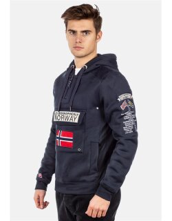 Geographical Norway Regular Fit Hoodie Herren Gymclass Men Navy XL