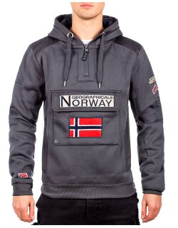 Geographical Norway Herren Pullover Gymclass Dark grey S