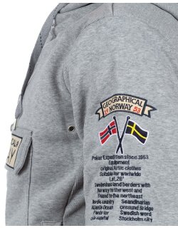 Geographical Norway Herren Pullover Gymclass Blended grey M