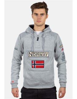 Geographical Norway Herren Pullover Gymclass Blended grey M