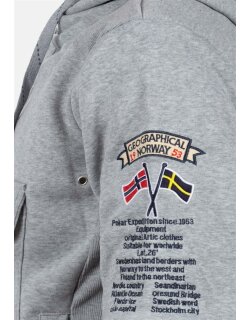 Geographical Norway Herren Pullover Gymclass Blended grey M