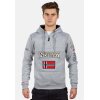 Geographical Norway Regular Fit Hoodie Herren Gymclass Men Blended Grey M