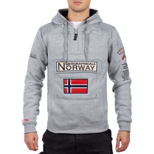 Geographical Norway Herren Pullover Gymclass Blended grey L