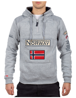 Geographical Norway Herren Pullover Gymclass Blended grey L