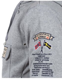 Geographical Norway Herren Pullover Gymclass Blended grey L