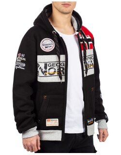 Geographical Norway Herren Sweatjacke Flyer Men Black L