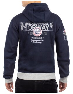 Geographical Norway Herren Sweatjacke Flyer Men Navy L