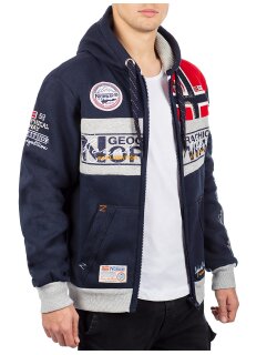 Geographical Norway Herren Sweatjacke Flyer Men Navy L