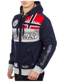 Geographical Norway Herren Sweatjacke Flyer Men Navy L