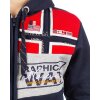 Geographical Norway Herren Sweatjacke Flyer Men Navy L