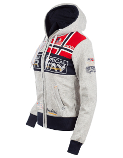 Geographical Norway Damen Sweatjacke Flyer Lady Blended grey M