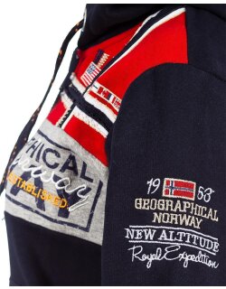 Geographical Norway Damen Sweatjacke Flyer Lady Navy XL