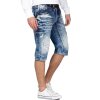 Cipo & Baxx Herren Shorts 20CB13-BANS Blau W32